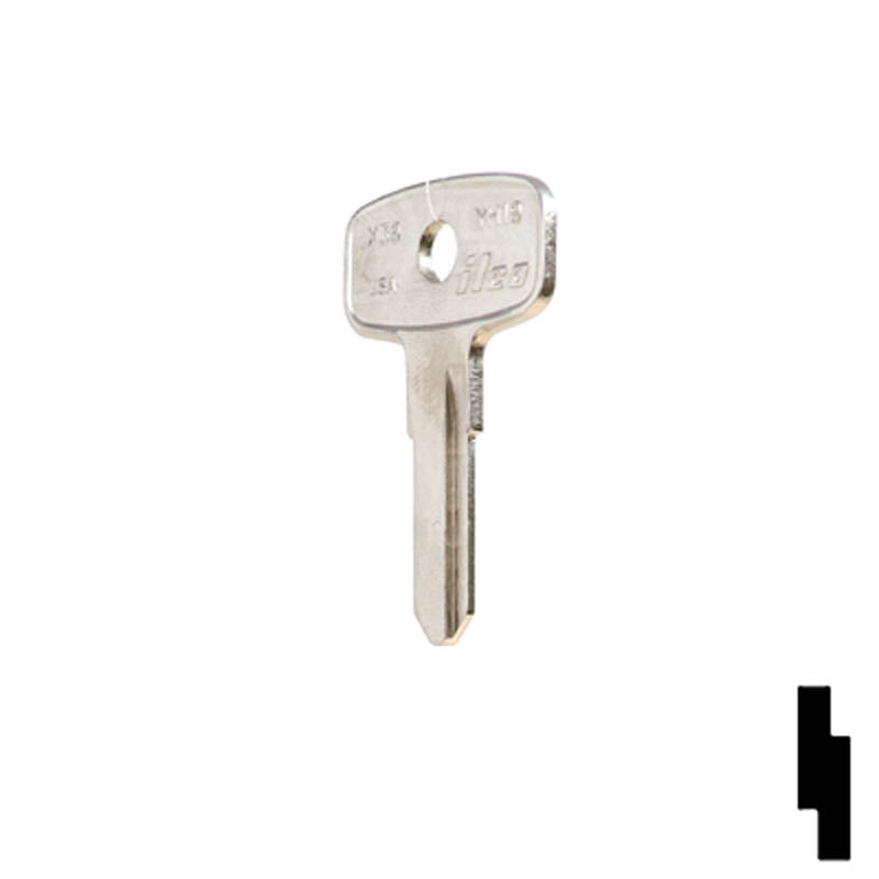 Uncut Key Blank | Yamaha| YH19 Power Sport Key Ilco