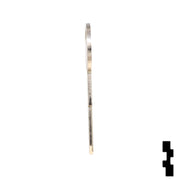 Uncut Key Blank | Yamaha | YH28, X67 Power Sport Key Ilco