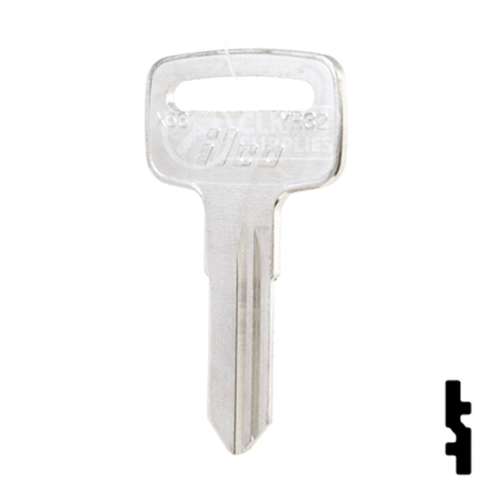 Uncut Key Blank | Yamaha | YH32, X63 Power Sport Key Ilco