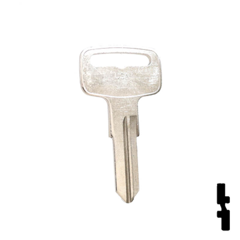 Uncut Key Blank | Yamaha | YH45, X107 Power Sport Key Ilco