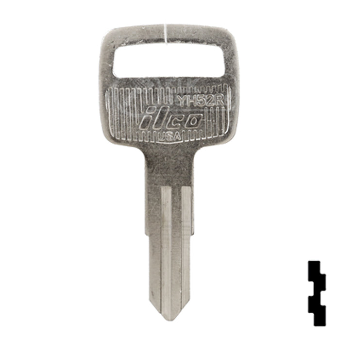 Uncut Key Blank | Yamaha | YH52R Power Sport Key Ilco