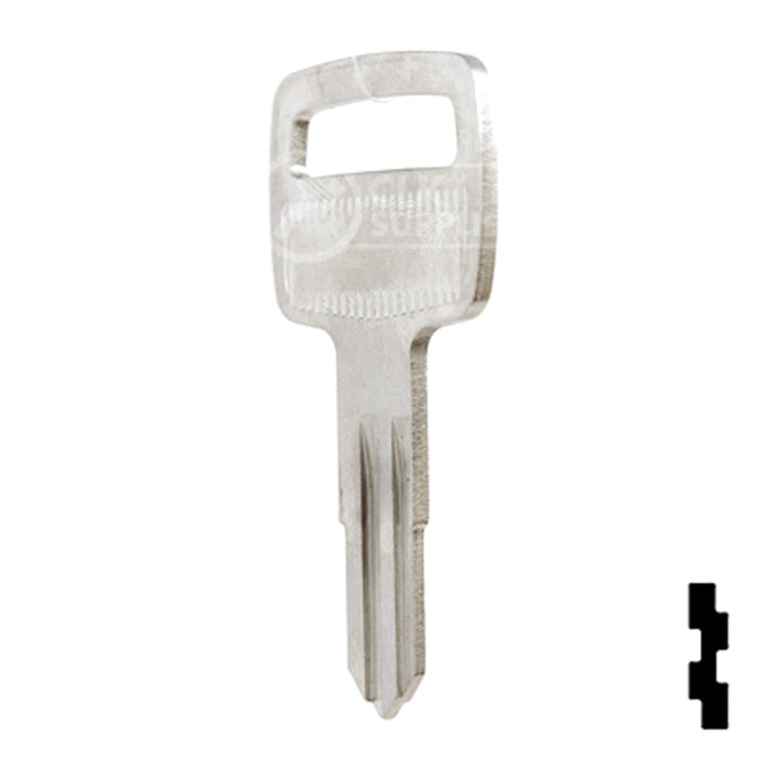 Uncut Key Blank | Yamaha | YH52R Power Sport Key Ilco