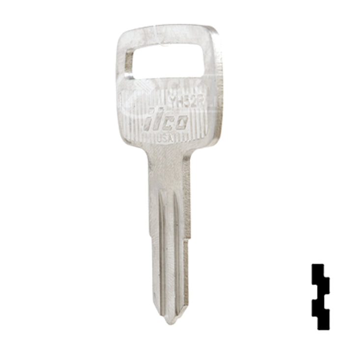 Uncut Key Blank | Yamaha | YH52R Power Sport Key Ilco