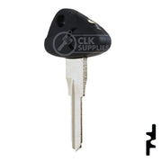 Uncut Plastic Head Key Blank | BMW, Zadi | ZD28RFP-SI Power Sport Key Ilco
