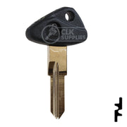 Uncut Plastic Head Key Blank | BMW, Zadi | ZD28RFP-SI Power Sport Key Ilco