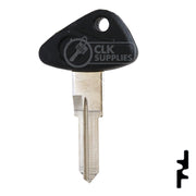 Uncut Plastic Head Key Blank | BMW, Zadi | ZD28RFP-SI Power Sport Key Ilco