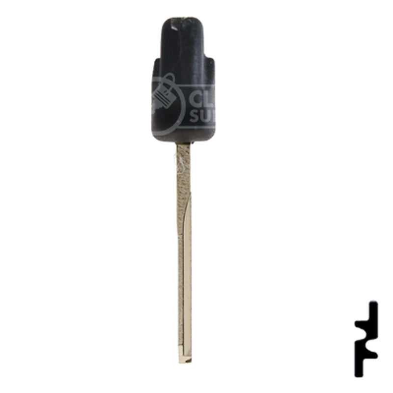 Uncut Plastic Head Key Blank | BMW, Zadi | ZD28RFP-SI Power Sport Key Ilco