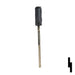 Uncut Plastic Head Key Blank | Yamaha | YH28P, YAMA-22D.P Power Sport Key JMA USA