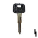 Uncut Plastic Head Key Blank | Yamaha | YH28P, YAMA-22D.P Power Sport Key JMA USA