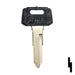 Uncut Plastic Head Key Blank | Yamaha | YH28P, YAMA-22D.P Power Sport Key JMA USA
