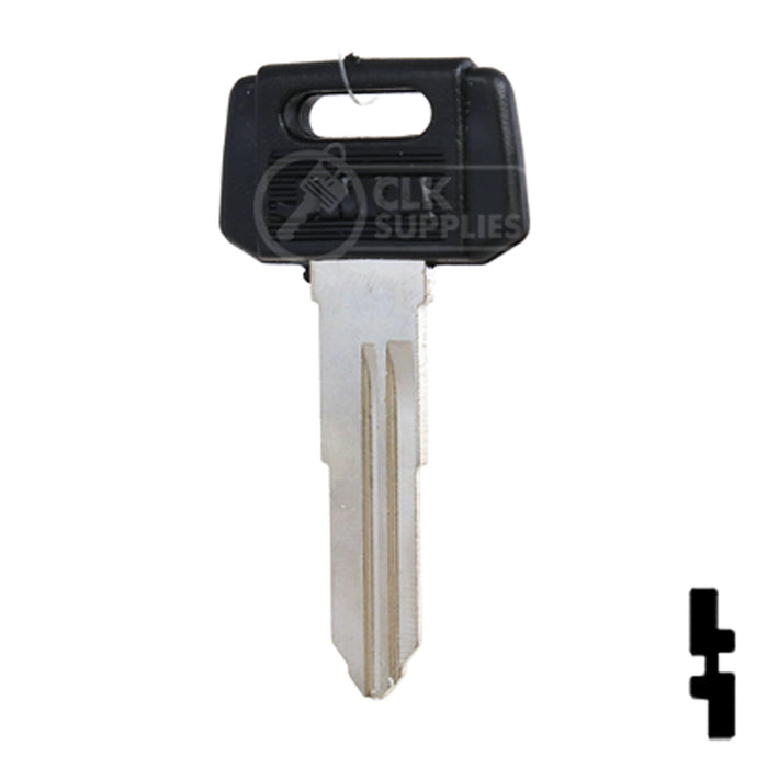Uncut Plastic Head Key Blank | Yamaha | YH29P, YAMA-23D.P Power Sport Key JMA USA