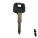 Uncut Plastic Head Key Blank | Yamaha | YH29P, YAMA-23D.P Power Sport Key JMA USA
