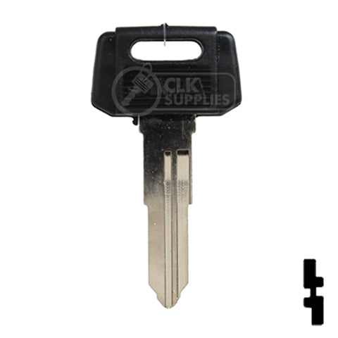Uncut Plastic Head Key Blank | Yamaha | YH29P, YAMA-23D.P