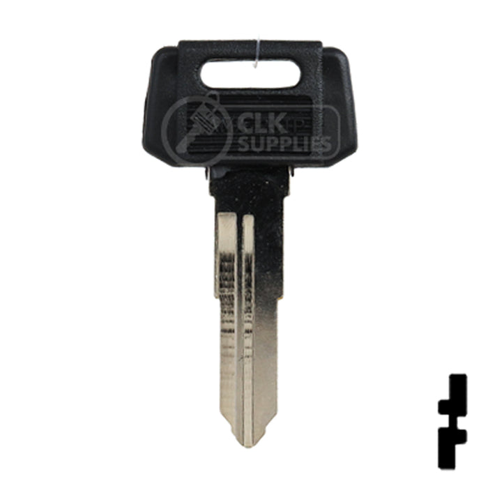 Uncut Plastic Head Key Blank | Yamaha | YH29RP, YAMA-23I.P Power Sport Key JMA USA