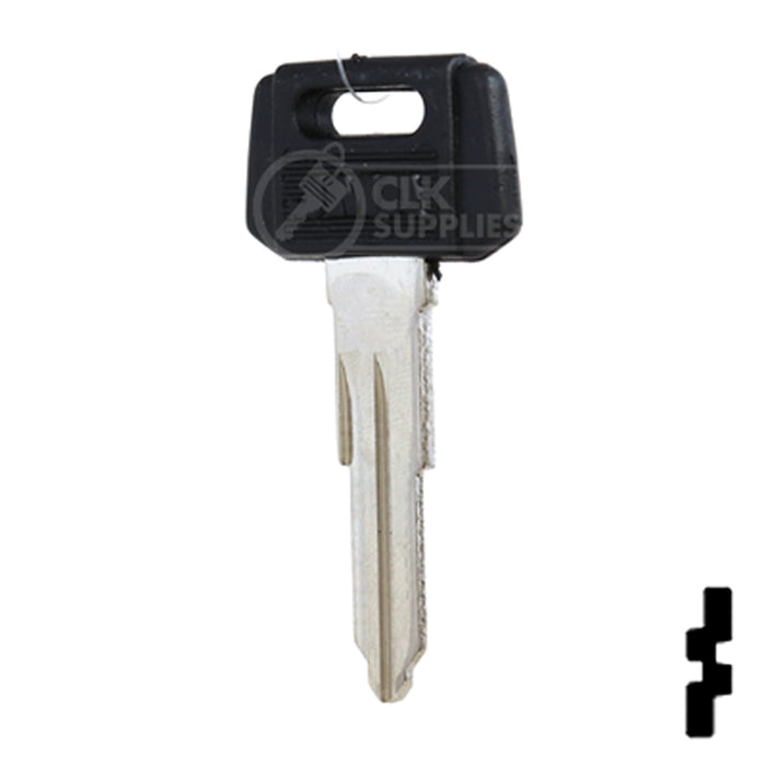 Uncut Plastic Head Key Blank | Yamaha | YH30RP, YAMA-24I.P Power Sport Key JMA USA
