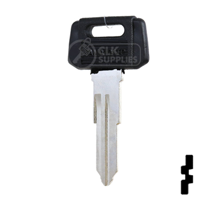 Uncut Plastic Head Key Blank | Yamaha | YH30RP, YAMA-24I.P Power Sport Key JMA USA