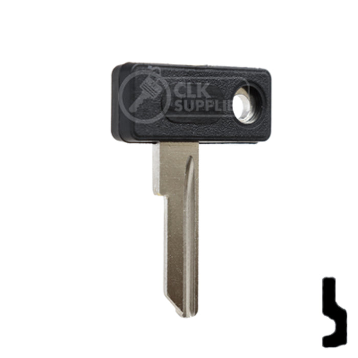 Uncut Plastic Head Key Blank | Zadi | ZA-1.P Power Sport Key JMA USA