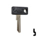 Uncut Plastic Head Key Blank | Zadi | ZA-1.P Power Sport Key JMA USA