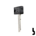 Uncut Plastic Head Key Blank | Zadi | ZA-1.P Power Sport Key JMA USA