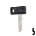 Uncut Plastic Head Key Blank | Zadi | ZA-1.P Power Sport Key JMA USA