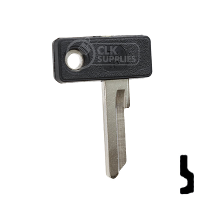 Uncut Plastic Head Key Blank | Zadi | ZA-1.P Power Sport Key JMA USA