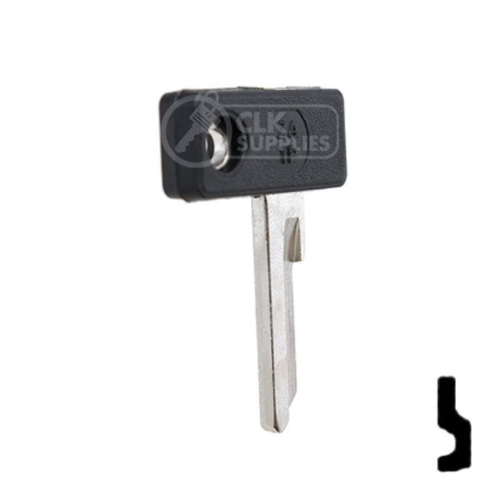 Uncut Plastic Head Key Blank | Zadi | ZA-1.P Power Sport Key JMA USA