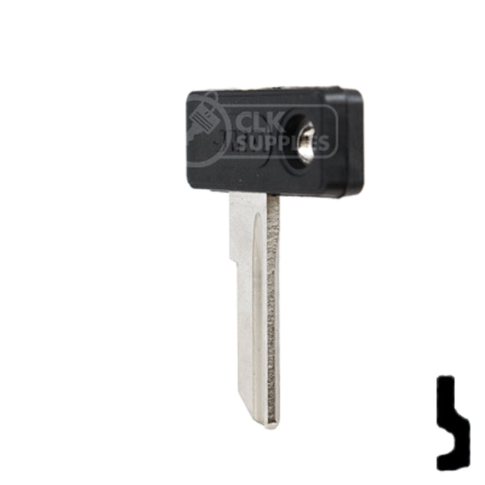 Uncut Plastic Head Key Blank | Zadi | ZA-1.P Power Sport Key JMA USA