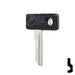 Uncut Plastic Head Key Blank | Zadi | ZA-1.P Power Sport Key JMA USA