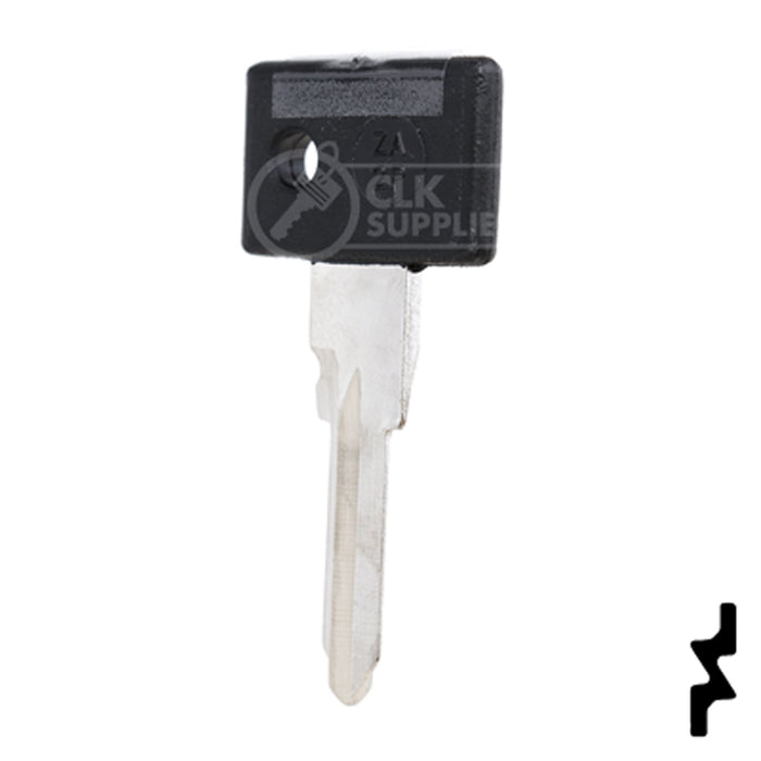 Uncut Plastic Head Key Blank | Zadi | ZA-2.P Power Sport Key JMA USA