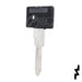 Uncut Plastic Head Key Blank | Zadi | ZA-2.P Power Sport Key JMA USA