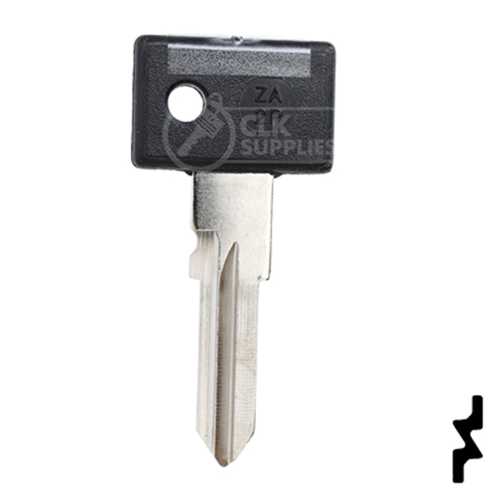 Uncut Plastic Head Key Blank | Zadi | ZA-2.P Power Sport Key JMA USA