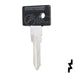 Uncut Plastic Head Key Blank | Zadi | ZA-2.P Power Sport Key JMA USA