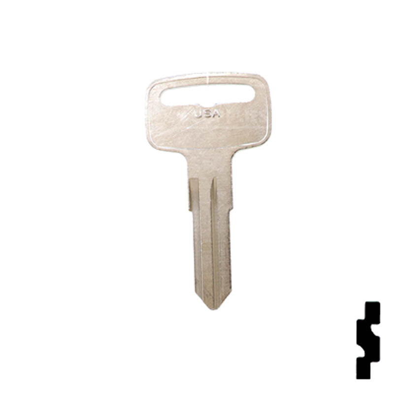 X111 (YM55) Yamaha Key Blank Power Sport Key Ilco