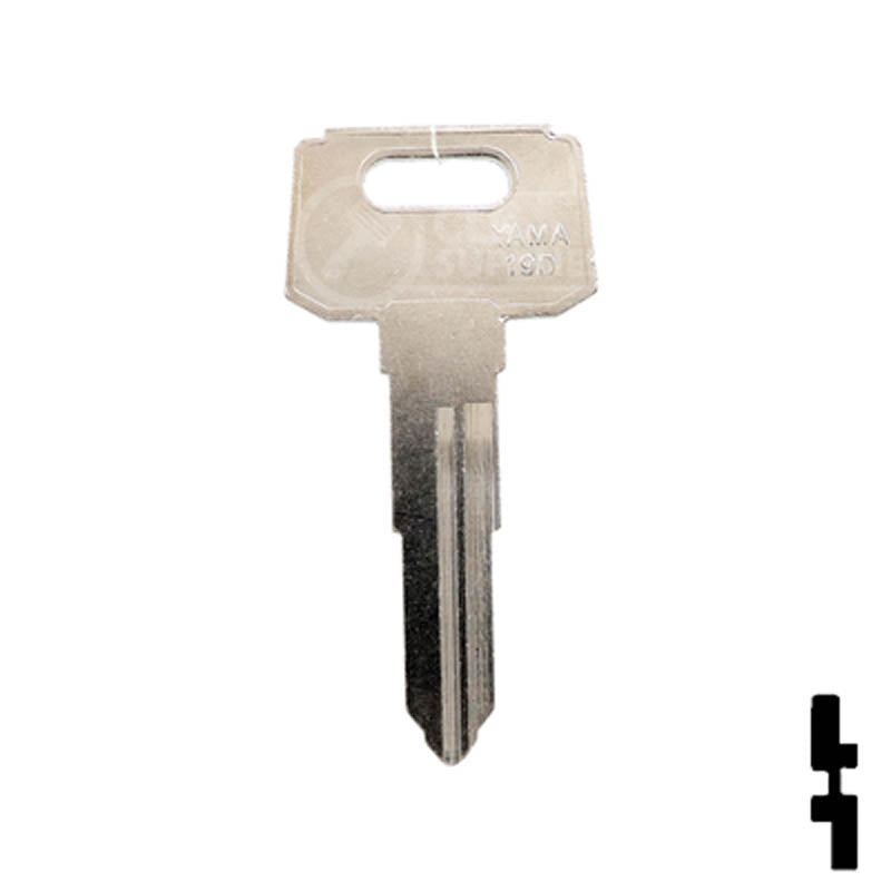 X118 (YH49) Yamaha Key Blank Power Sport Key JMA USA