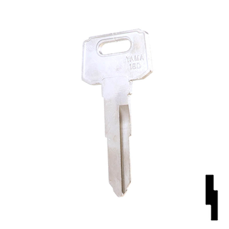 X119 (YH47) Yamaha Key Blank Power Sport Key JMA USA