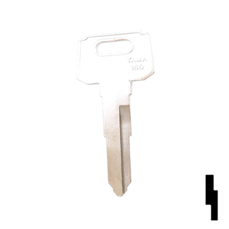 X119 (YH47) Yamaha Key Blank Power Sport Key JMA USA