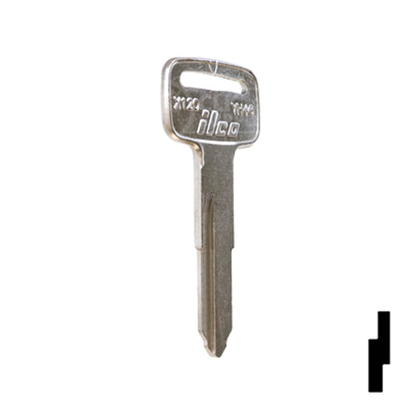X120 (YH46) Yamaha Key Blank Power Sport Key Ilco