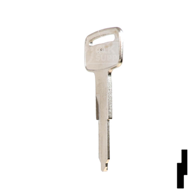 X120 (YH46) Yamaha Key Blank Power Sport Key Ilco