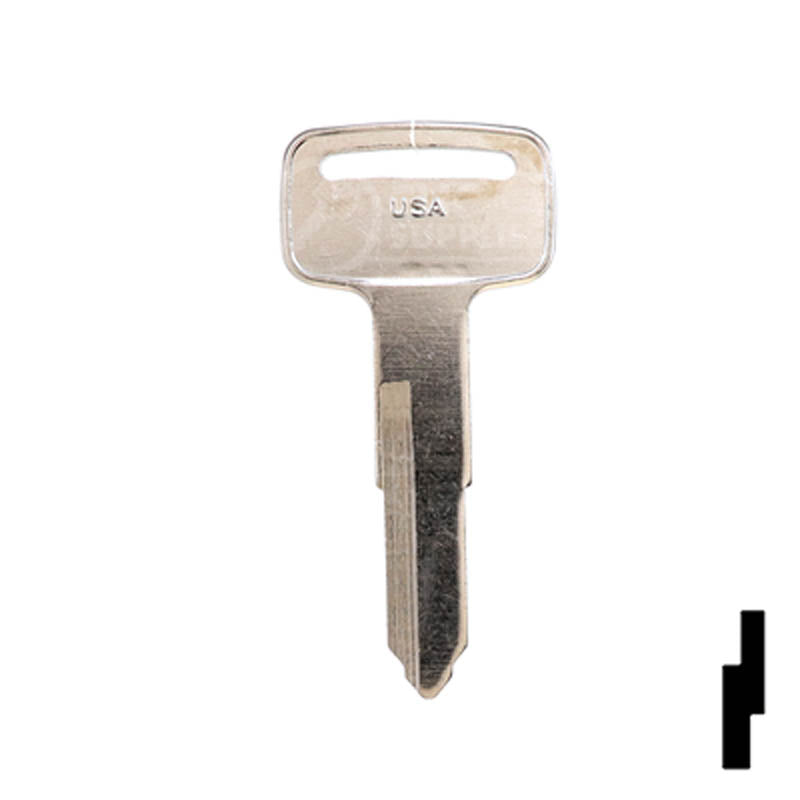 X120 (YH46) Yamaha Key Blank Power Sport Key Ilco