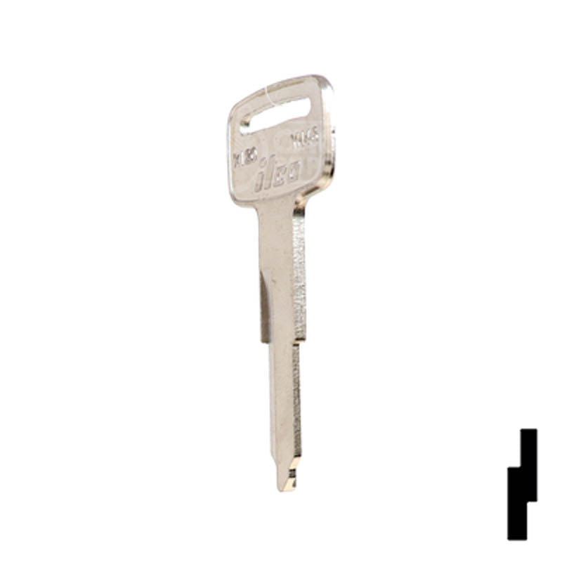 X120 (YH46) Yamaha Key Blank Power Sport Key Ilco