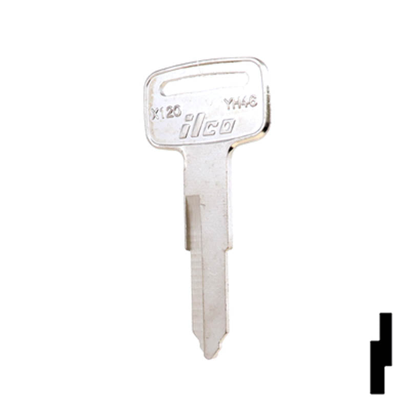 X120 (YH46) Yamaha Key Blank Power Sport Key Ilco