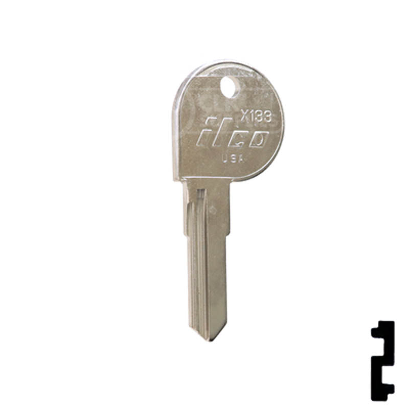 X133 Harley Davidson Key Power Sport Key Ilco