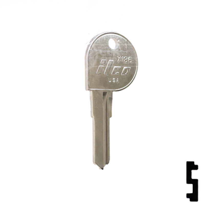 X136 Harley Davidson Key Power Sport Key Ilco