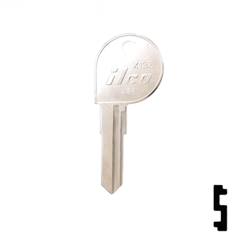 X136 Harley Davidson Key Power Sport Key Ilco