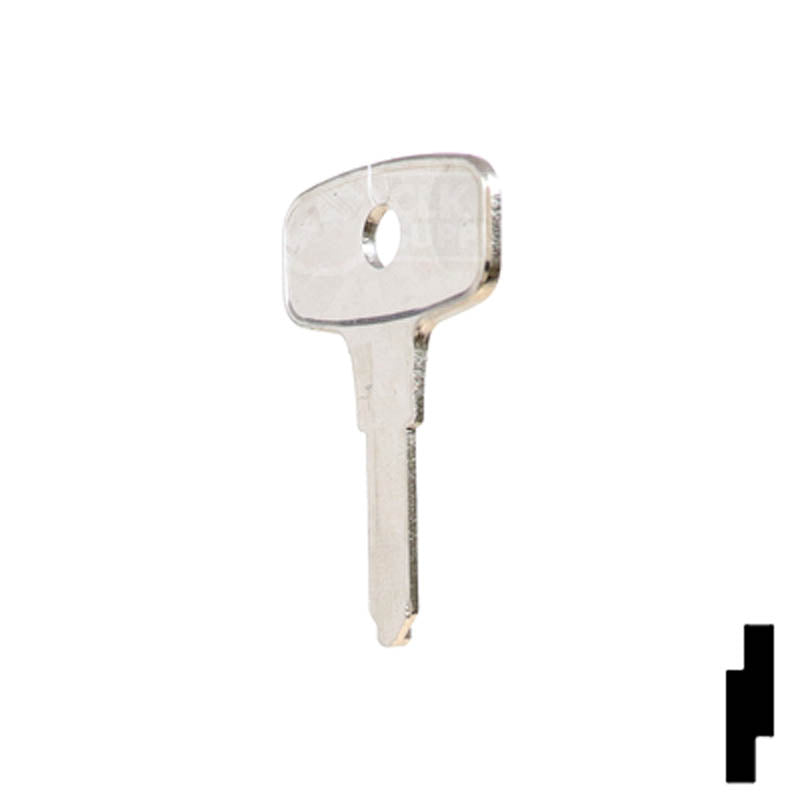 X18 ( YH21 ) Yamaha, Kawasaki Motorcycle Key Power Sport Key Ilco