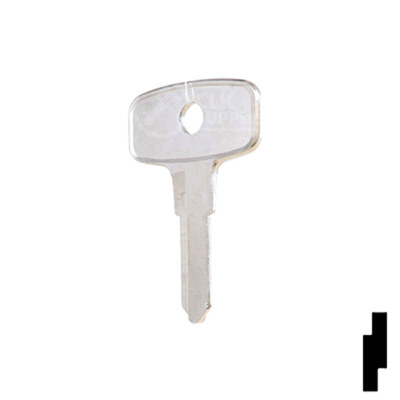 X18 ( YH21 ) Yamaha, Kawasaki Motorcycle Key Power Sport Key Ilco