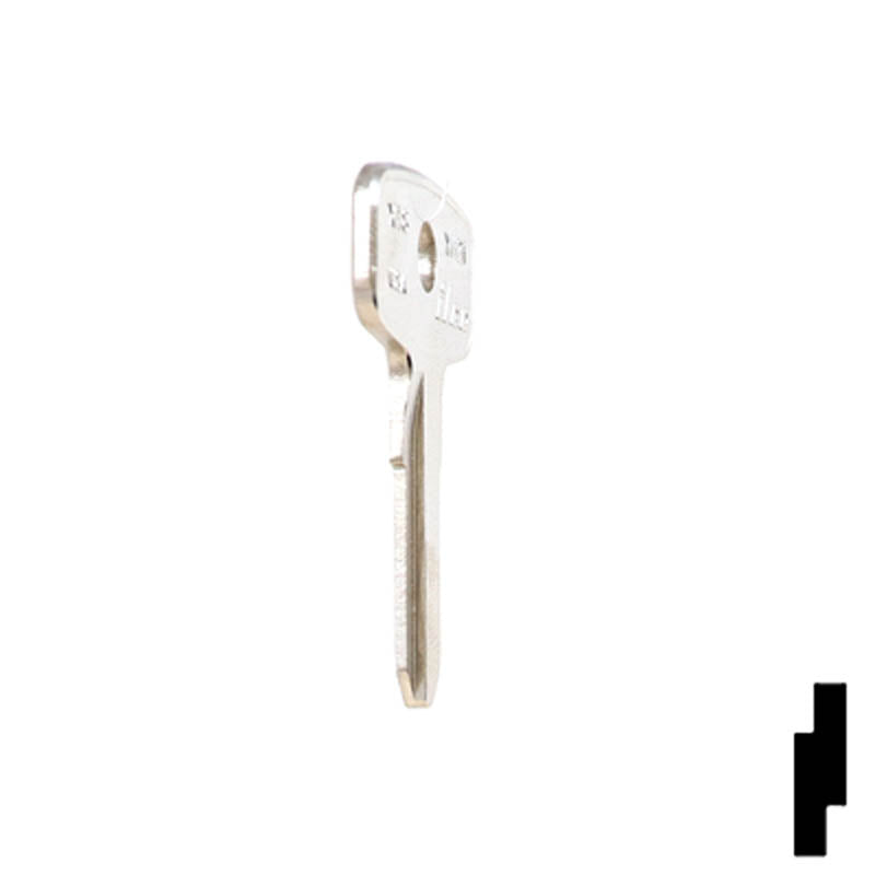 X18 ( YH21 ) Yamaha, Kawasaki Motorcycle Key Power Sport Key Ilco