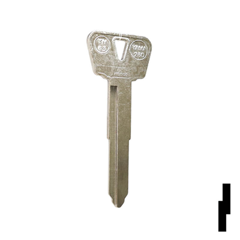 X248 (YM63) Yamaha Motorcycle Key Power Sport Key JMA USA