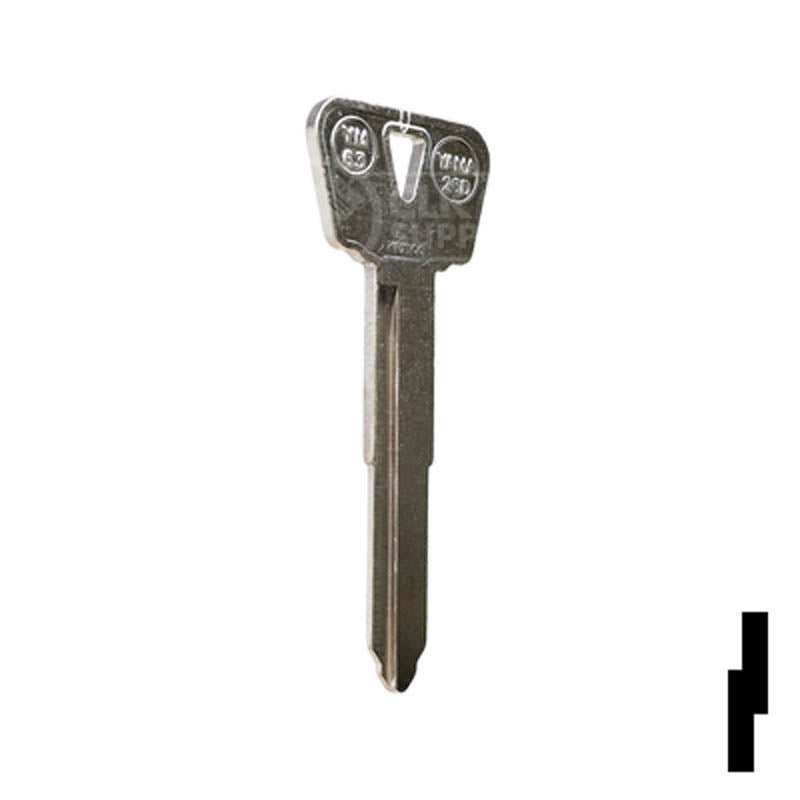 X248 (YM63) Yamaha Motorcycle Key Power Sport Key JMA USA