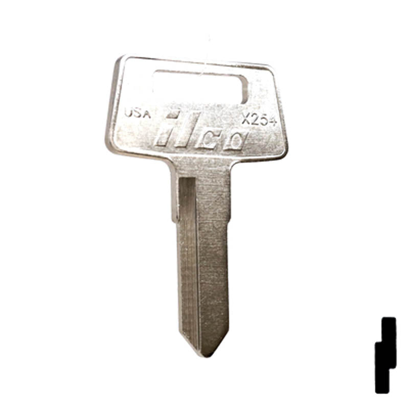 X254 KAWASAKI ATV Power Sport Key Ilco